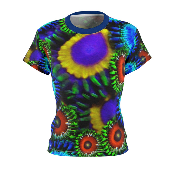 Zoanthids by Christina Multi Colored Zoanthid Garden Women's Tee