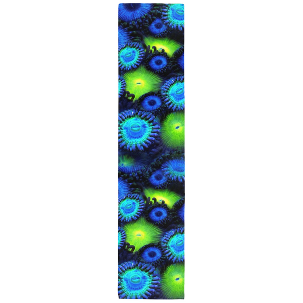 Blue & Green Zoa Garden Table Runners