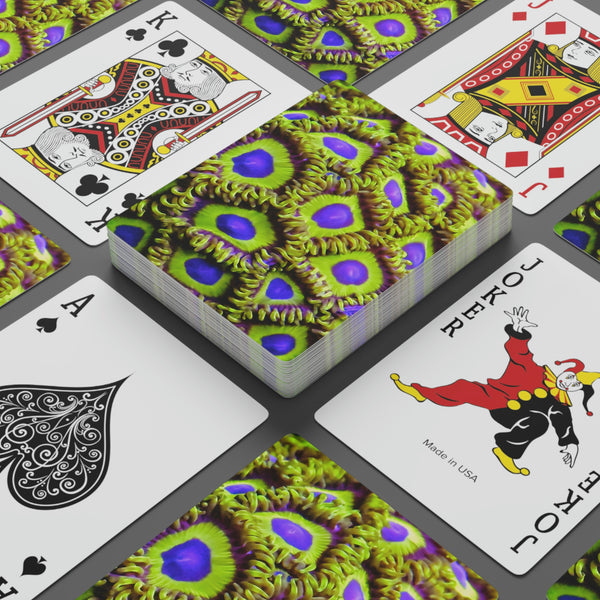 Zoanthids by Christina Laker Zoanthids Custom Poker Cards