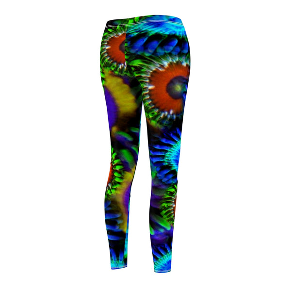 Zoanthids by Christina Multi Colored Zoanthid Garden Women's  Casual Leggings