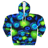 Blue and Green Zoanthid Garden  Unisex Pullover Hoodie