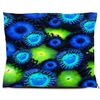 Blue & Green Zoa Garden Dog Beds