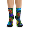 Zoanthids by Christina Multi Colored Zoanthid Garden DTG Socks