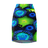 Zoanthids by Christina Blue and Green Zoanthid Garden Women's Pencil Skirt