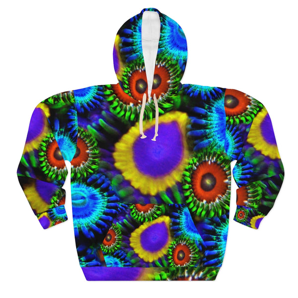 Multi Colored Zoanthid Garden Unisex Pullover Hoodie