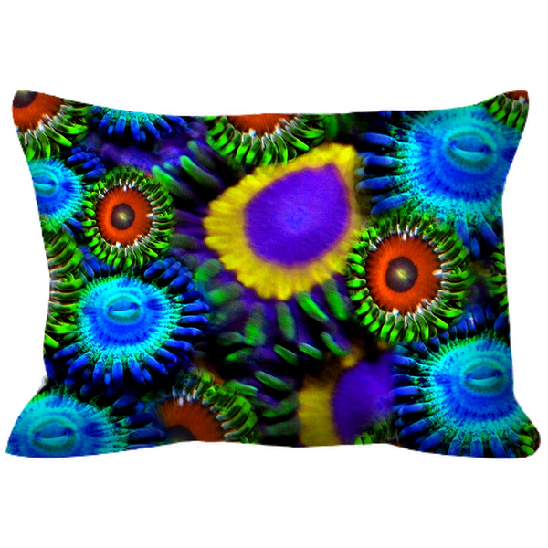 Zoanthid Garden Outdoor Pillows