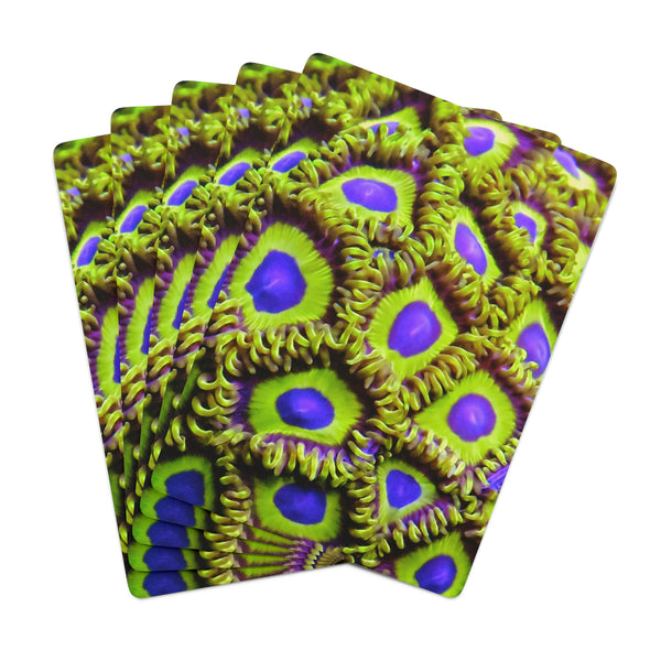 Zoanthids by Christina Laker Zoanthids Custom Poker Cards