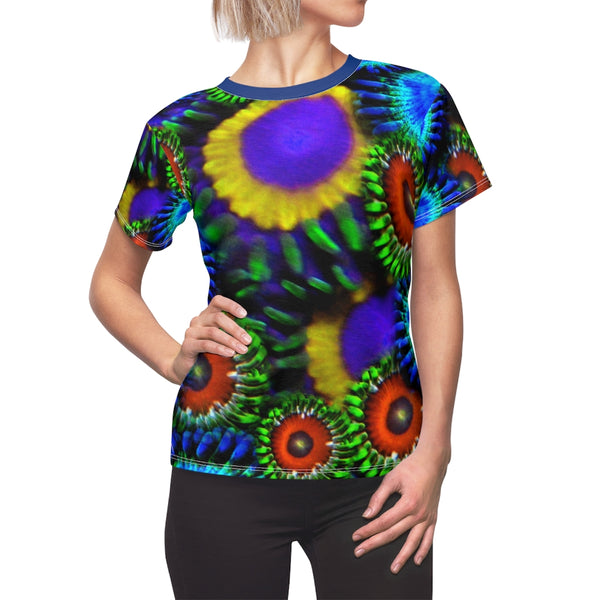 Zoanthids by Christina Multi Colored Zoanthid Garden Women's Tee