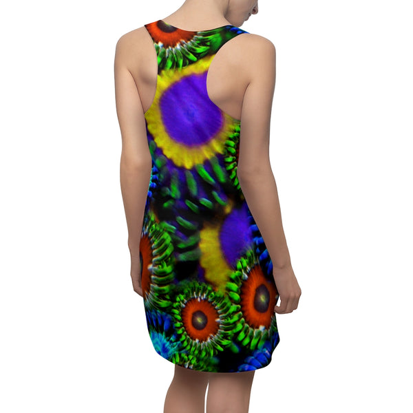 Zoanthids by Christina Multi Colored Zoanthid Garden Women's Racerback Dress