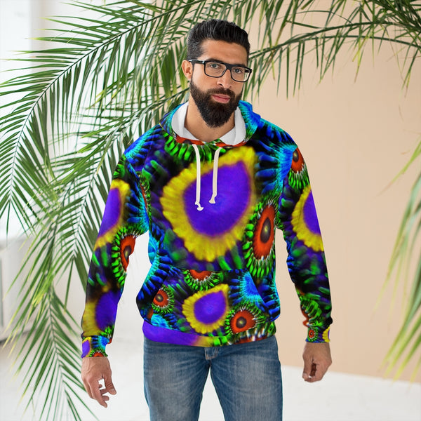 Multi Colored Zoanthid Garden Unisex Pullover Hoodie