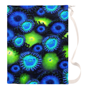 Blue & Green Zoa Garden Laundry Bags