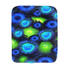 Blue & Green Zoa Garden Burp Cloths