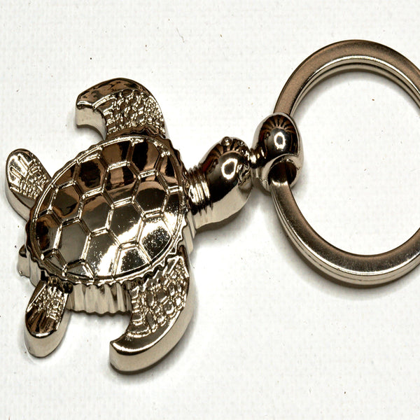 Silver Turtle-King Key Chain