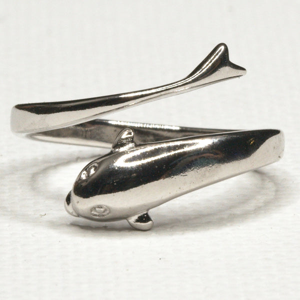 Silver Single Dolphiny Ring