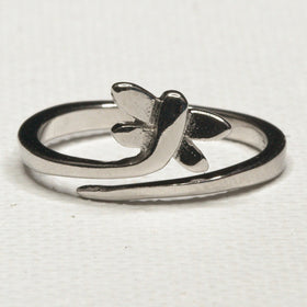 Silver Dragonfly Ring