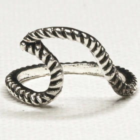 Silver Large Wave Ring