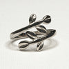 Silver Leaf Ring