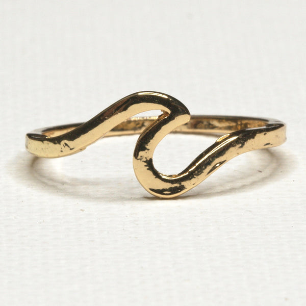 Gold Wave Ring