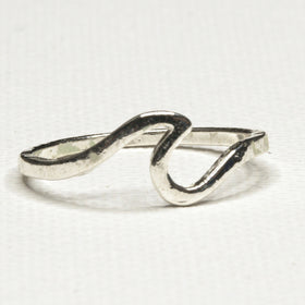 Silver Wave Ring