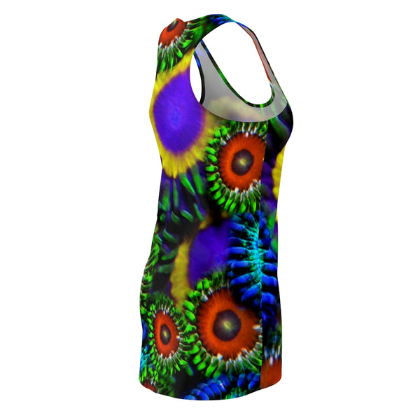 Zoanthids by Christina Multi Colored Zoanthid Garden Women's Racerback Dress