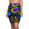 Zoanthids by Christina Multi Colored Zoanthid Garden Women's Pencil Skirt