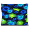 Blue & Green Zoa Garden Dog Beds