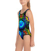 Zoanthids by Christina Multi Colored Zoanthid Garden Kids Swimsuit