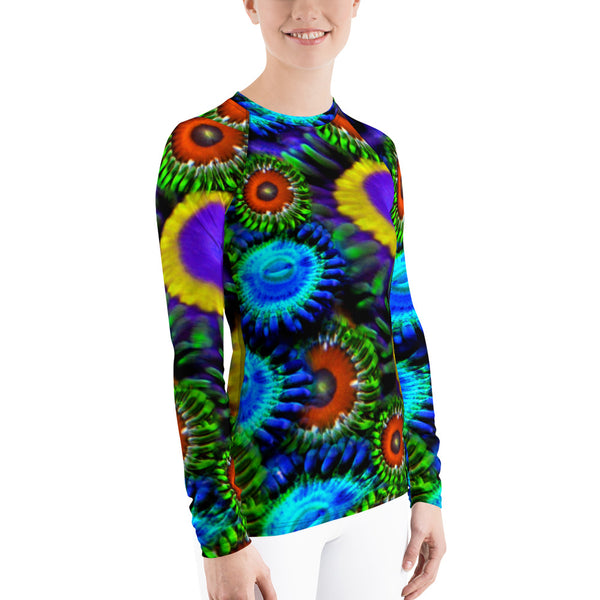 Zoa Garden Smurfette and More Women's Rash Guard