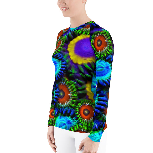 Zoa Garden Smurfette and More Women's Rash Guard