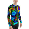 Zoanthids by Christina Multi Colored Zoanthid Garden Men's Rash Guard