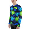 Zoanthids by Christina Blue and Green Zoanthid Garden Men's Rash Guard