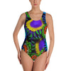 Zoanthids by Christina Multi Colored Zoanthid Garden One-Piece Swimsuit