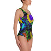 Zoanthids by Christina Multi Colored Zoanthid Garden One-Piece Swimsuit