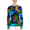 Zoanthids by Christina Multi Colored Zoanthid Garden Women's Rash Guard