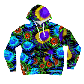 Zoanthid Garden All-Over Print Pullover Hoodies